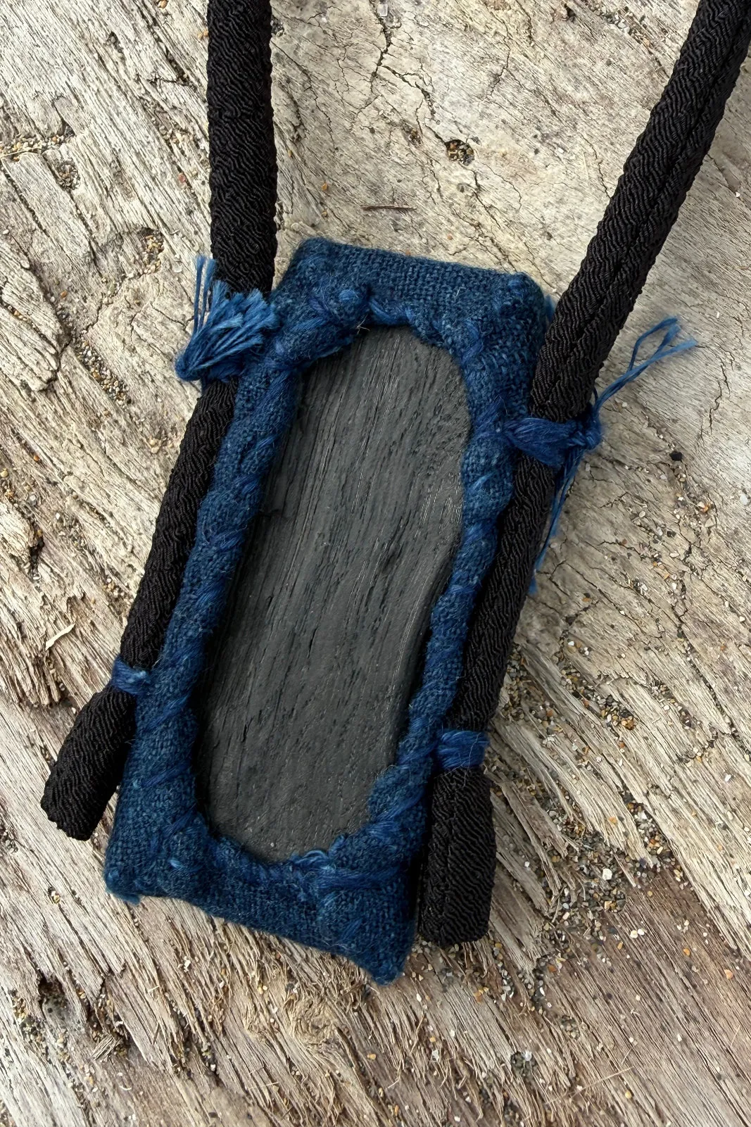 Kofu-Koban - Long Necklace - Small Charcoal sold by Dr. Collectors product image thumbnail 2