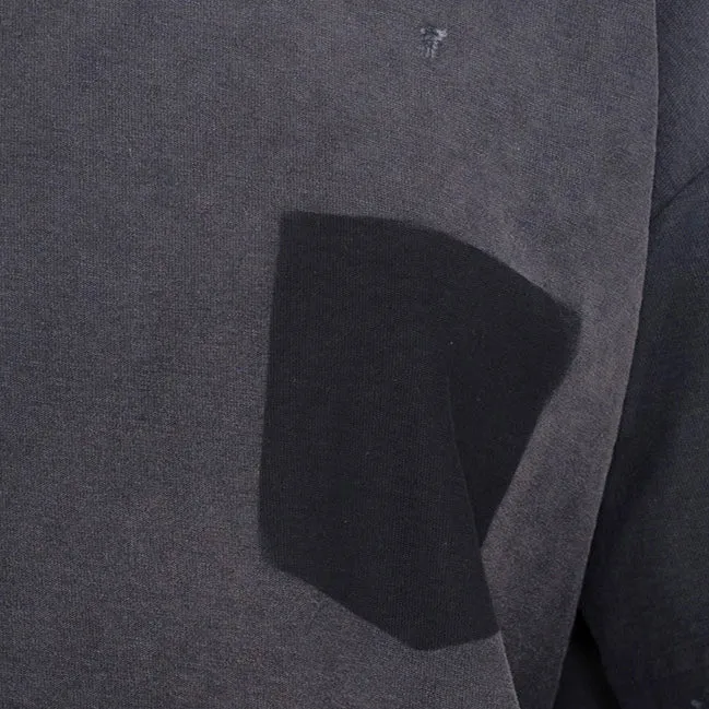 Model T. Unpocket Jersey 100% Cotton Sun Faded Dye Smoke Black sold by Dr. Collectors product image thumbnail 2