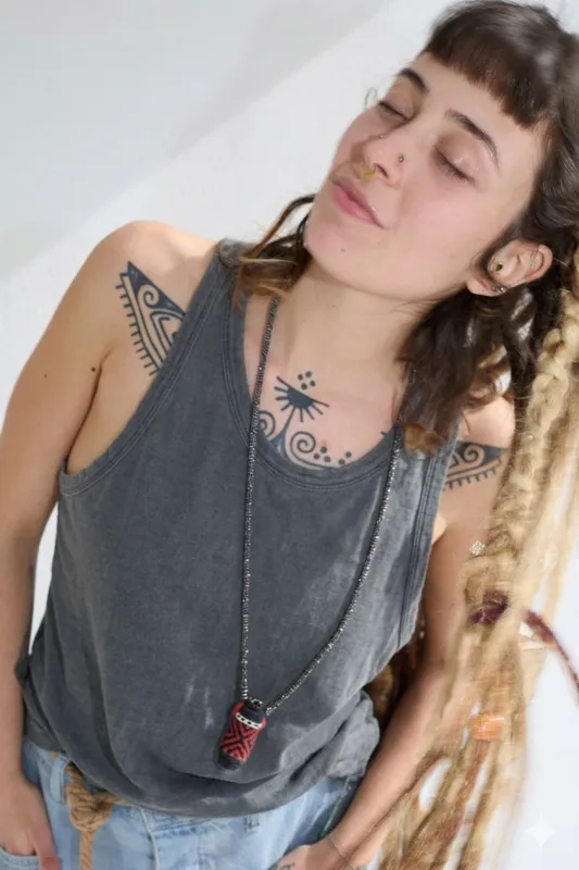 Marcel Recycled Jersey 100% Cotton Sun Faded Dye Smoke Black made by Dr. Collectors