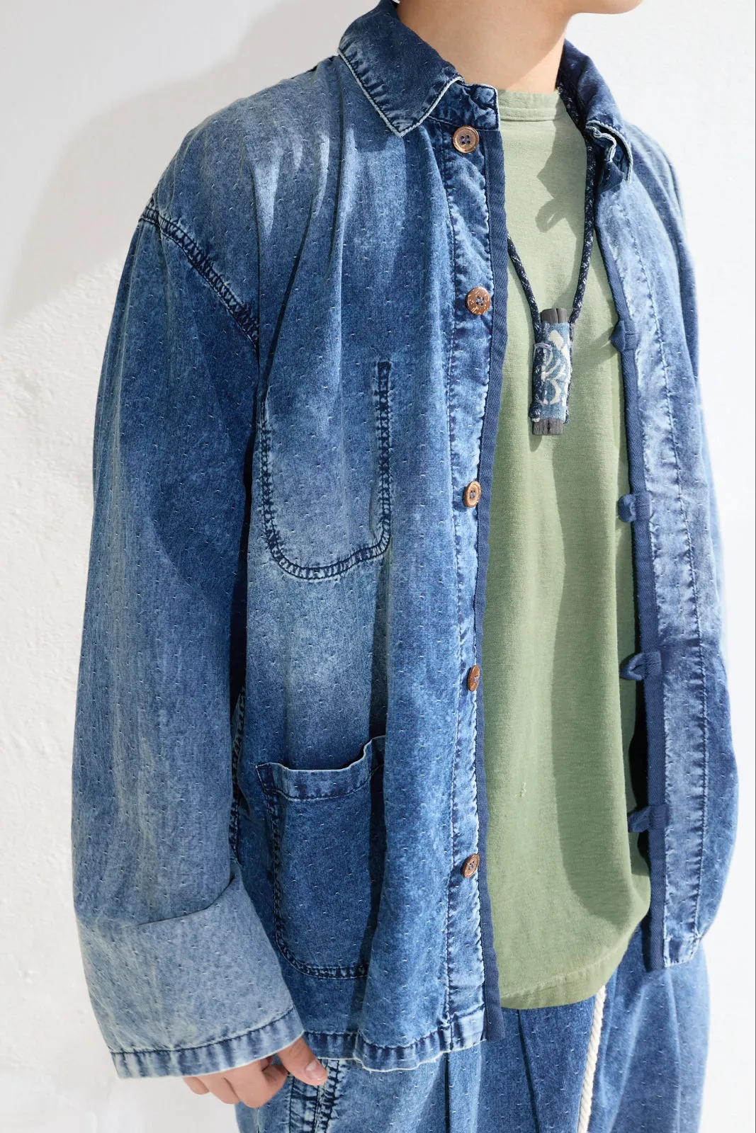 New Saigon 6oz 100% Cotton Indigo Sun Faded sold by Dr. Collectors product image thumbnail 3