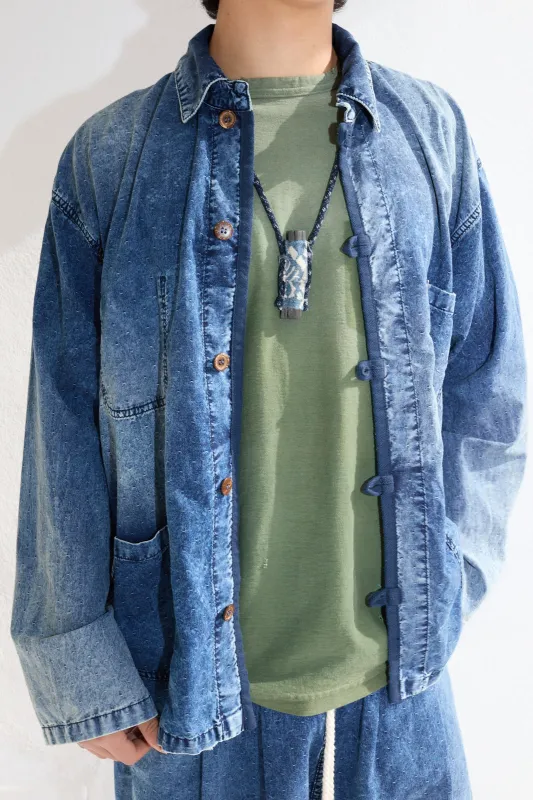 New Saigon 6oz 100% Cotton Indigo Sun Faded made by Dr. Collectors