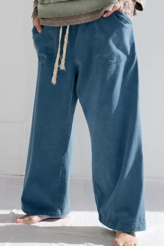 P86 Athletic 100% Cotton Heavy Jersey Sunfaded Dye Bleu de Travail made by Dr. Collectors