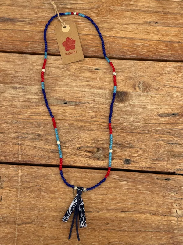 Beads Necklace Blue made by Dr. Collectors