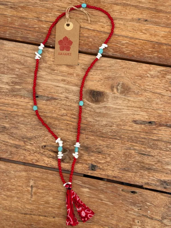 Beads Necklace Red made by Dr. Collectors