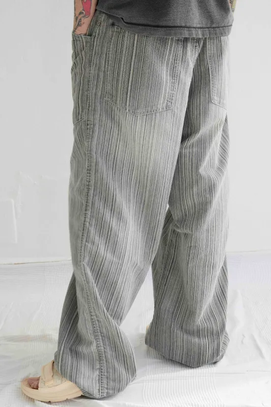 P82 Katmandu 9oz Multi Stripe Sun Faded Dye Khaki made by Dr. Collectors