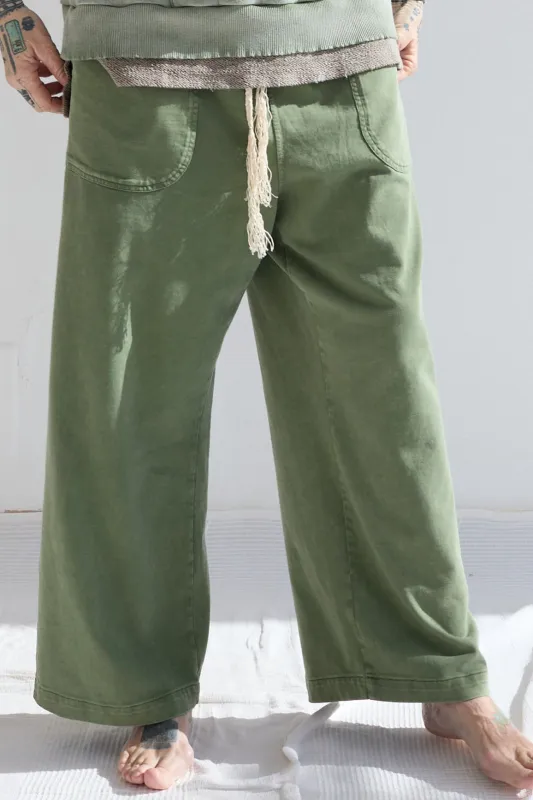 P86 Athletic 100% Cotton Heavy Jersey Sunfaded Dye Army Green made by Dr. Collectors