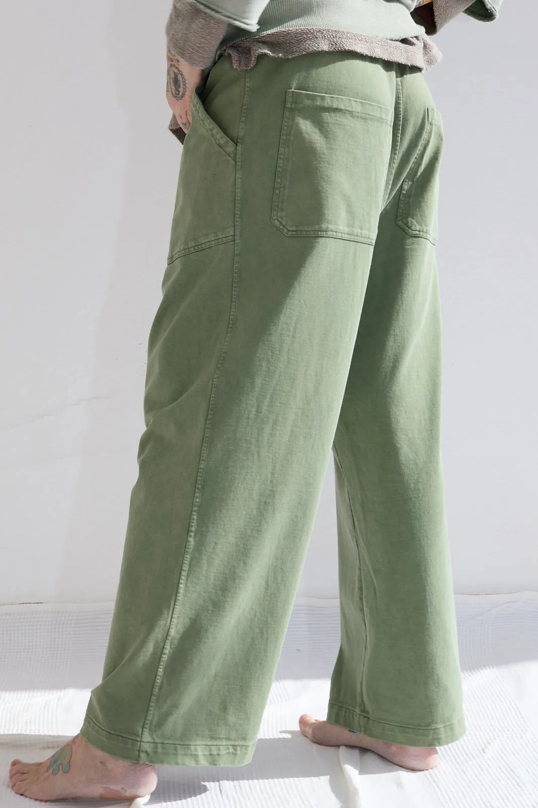 P86 Athletic 100% Cotton Heavy Jersey Sunfaded Dye Army Green sold by Dr. Collectors product image thumbnail 5