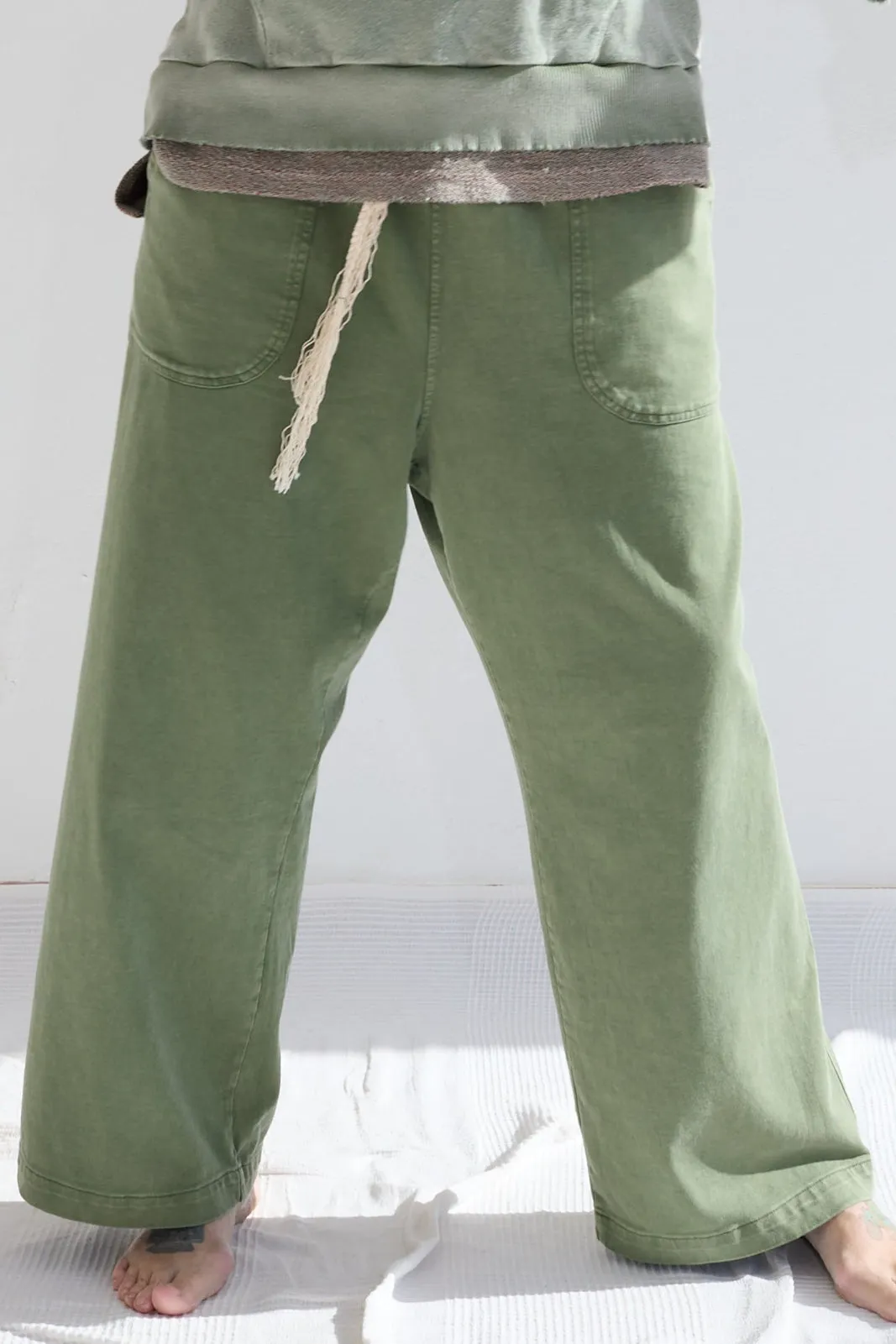 P86 Athletic 100% Cotton Heavy Jersey Sunfaded Dye Army Green sold by Dr. Collectors product image thumbnail 2
