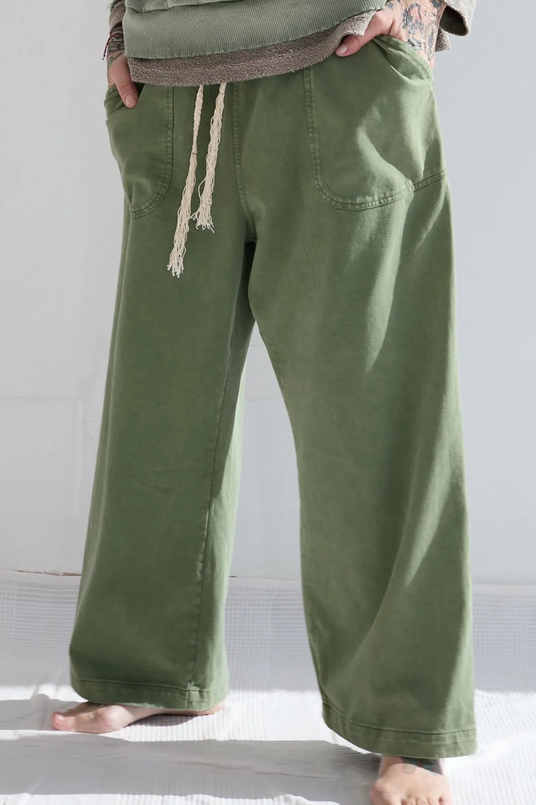 P86 Athletic 100% Cotton Heavy Jersey Sunfaded Dye Army Green sold by Dr. Collectors product image thumbnail 3