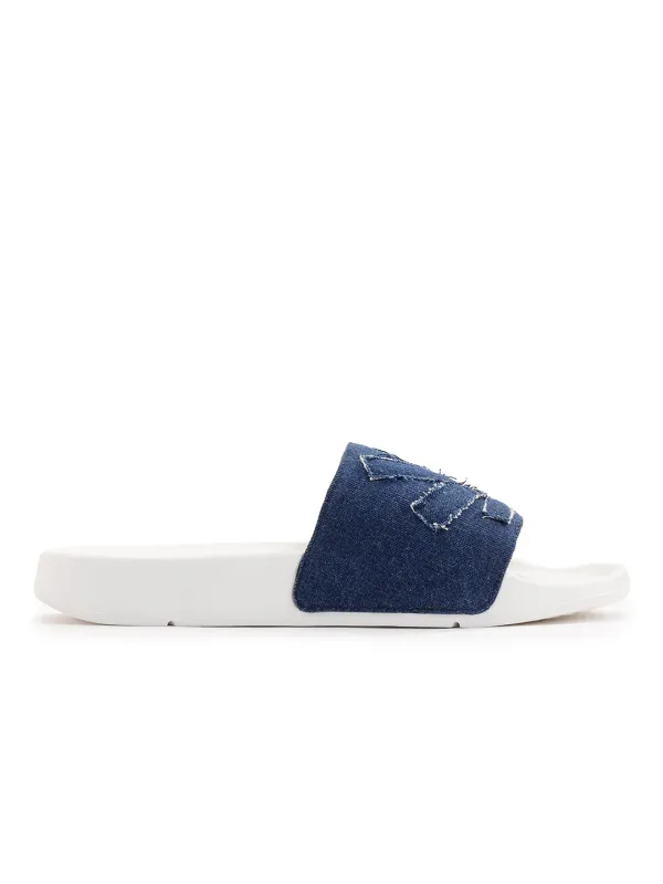 Sliders  |  Denim sold by Wrogn