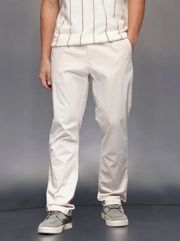 Men’s relax fit trousers | Beige sold by Wrogn