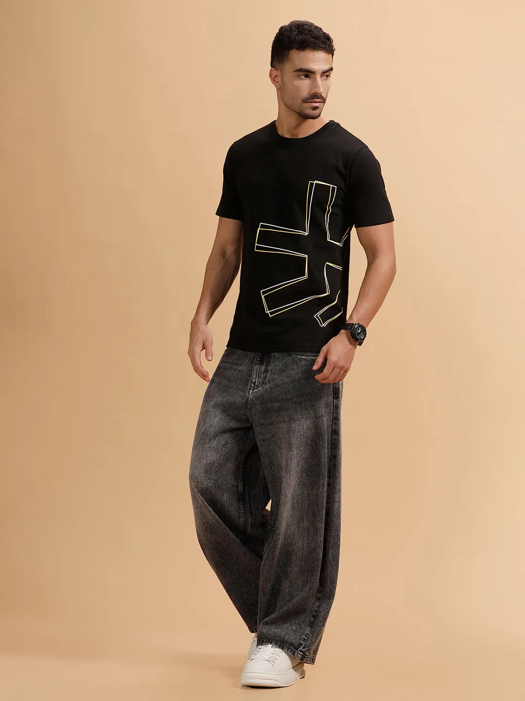 Casual Baggy Fit Jeans | Grey sold by Wrogn product image thumbnail 3