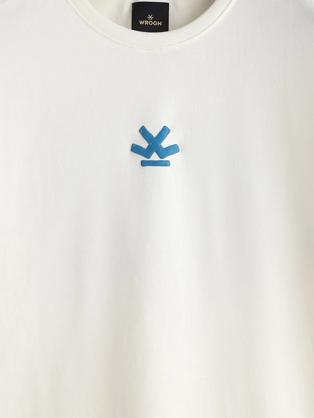 Puff Printed Oversized T-Shirt | Off White sold by Wrogn product image thumbnail 3
