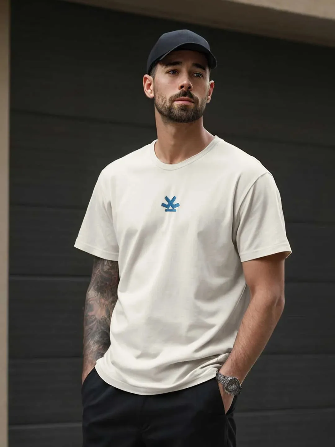 Puff Printed Oversized T-Shirt | Off White sold by Wrogn product image thumbnail 2