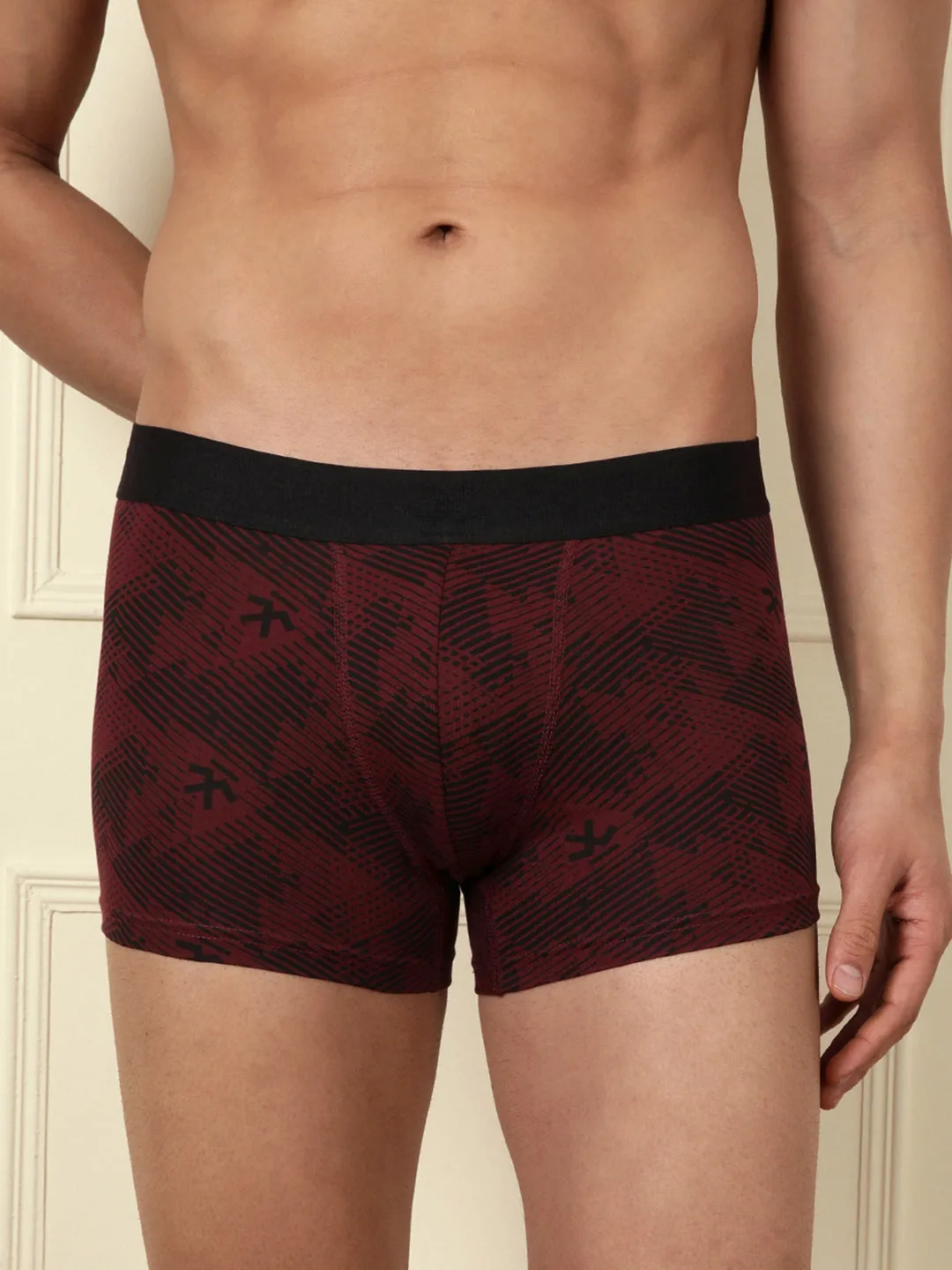 Printed Maroon 1-Pack Trunk sold by Wrogn product image thumbnail 3