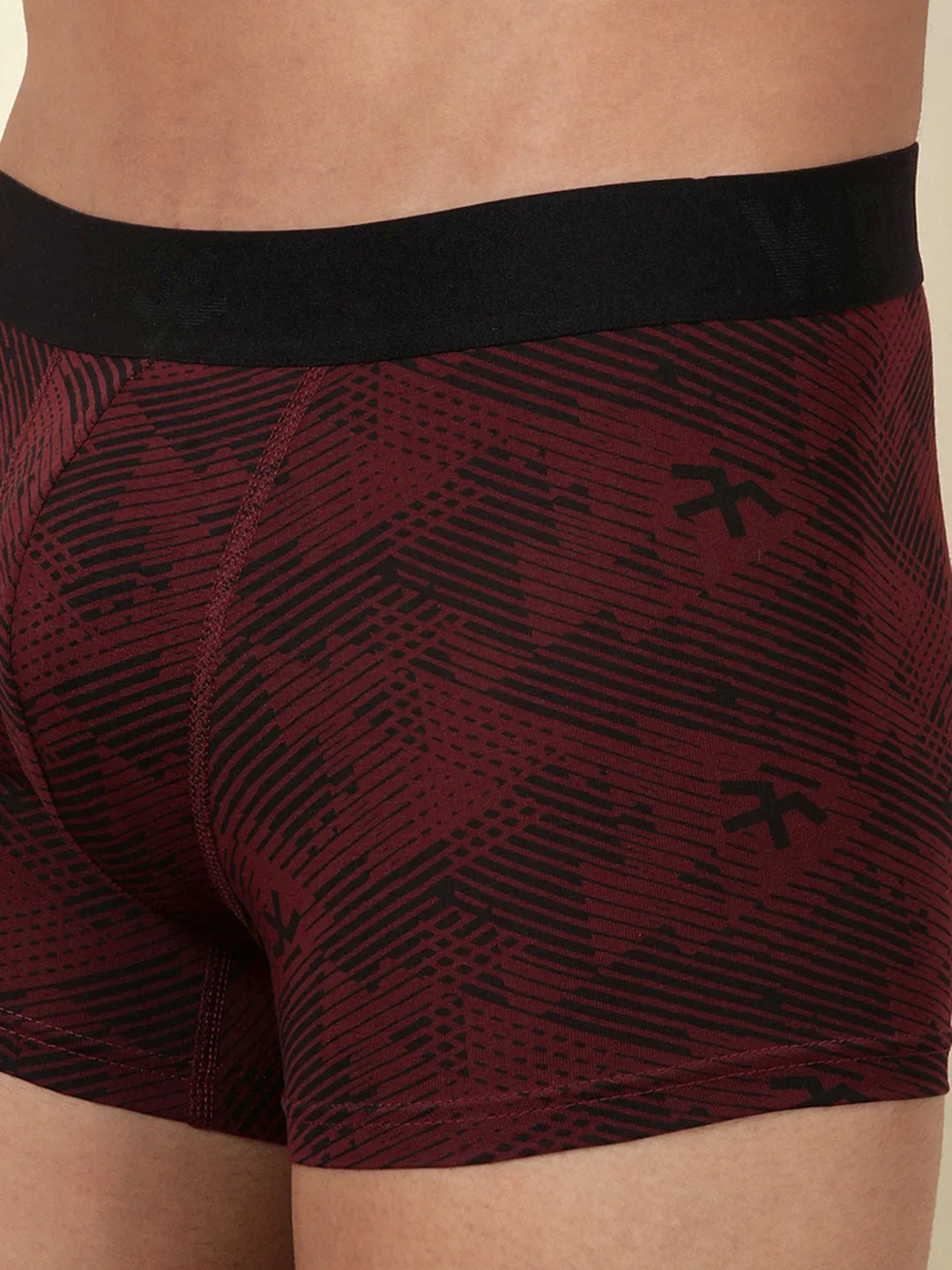 Printed Maroon 1-Pack Trunk sold by Wrogn product image thumbnail 5