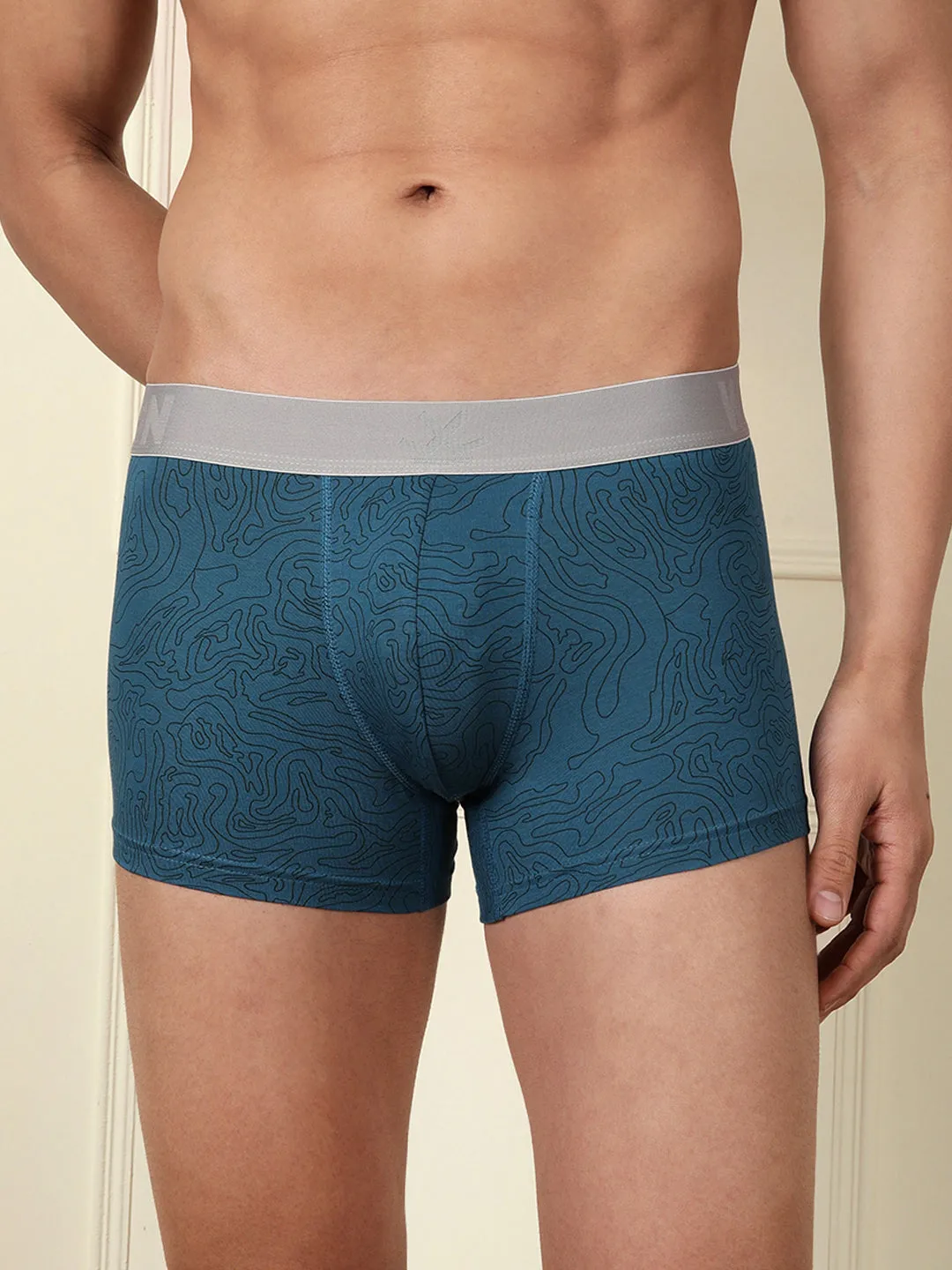 Soft Cotton Solids & Print 3-Pack Trunks sold by Wrogn product image thumbnail 5
