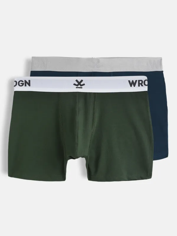 Solid Cotton Pack of 2 Trunks sold by Wrogn