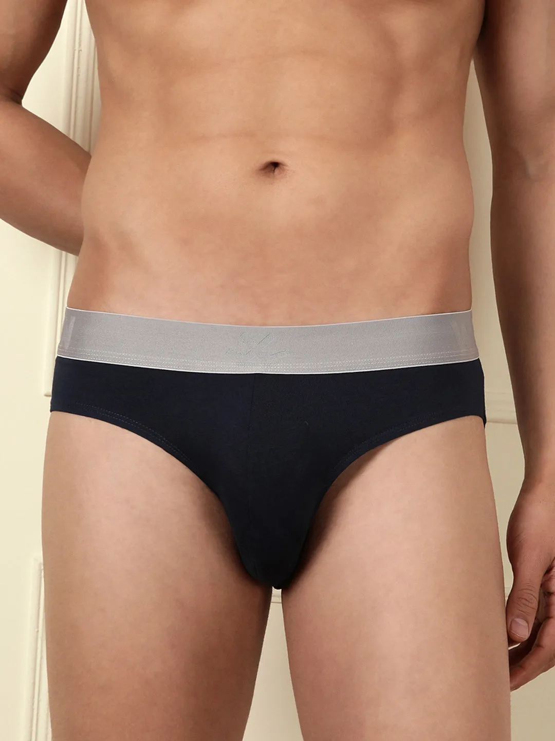 Pure Cotton Solid & Print Pack of 2 Briefs sold by Wrogn product image thumbnail 5