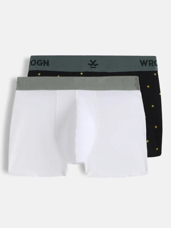 Everyday Ease Solid & Print 2-Pack Trunks sold by Wrogn