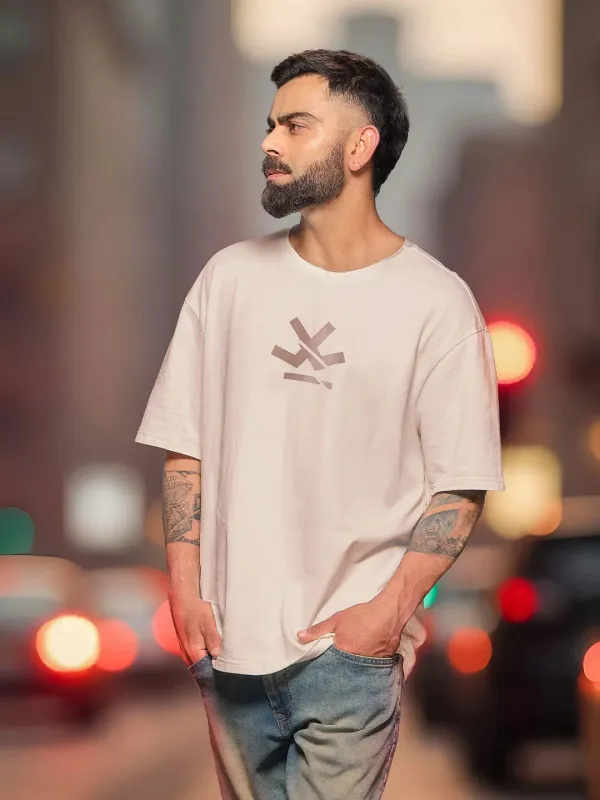 Heavy GSM Raw Edge Collar T-Shirt sold by Wrogn