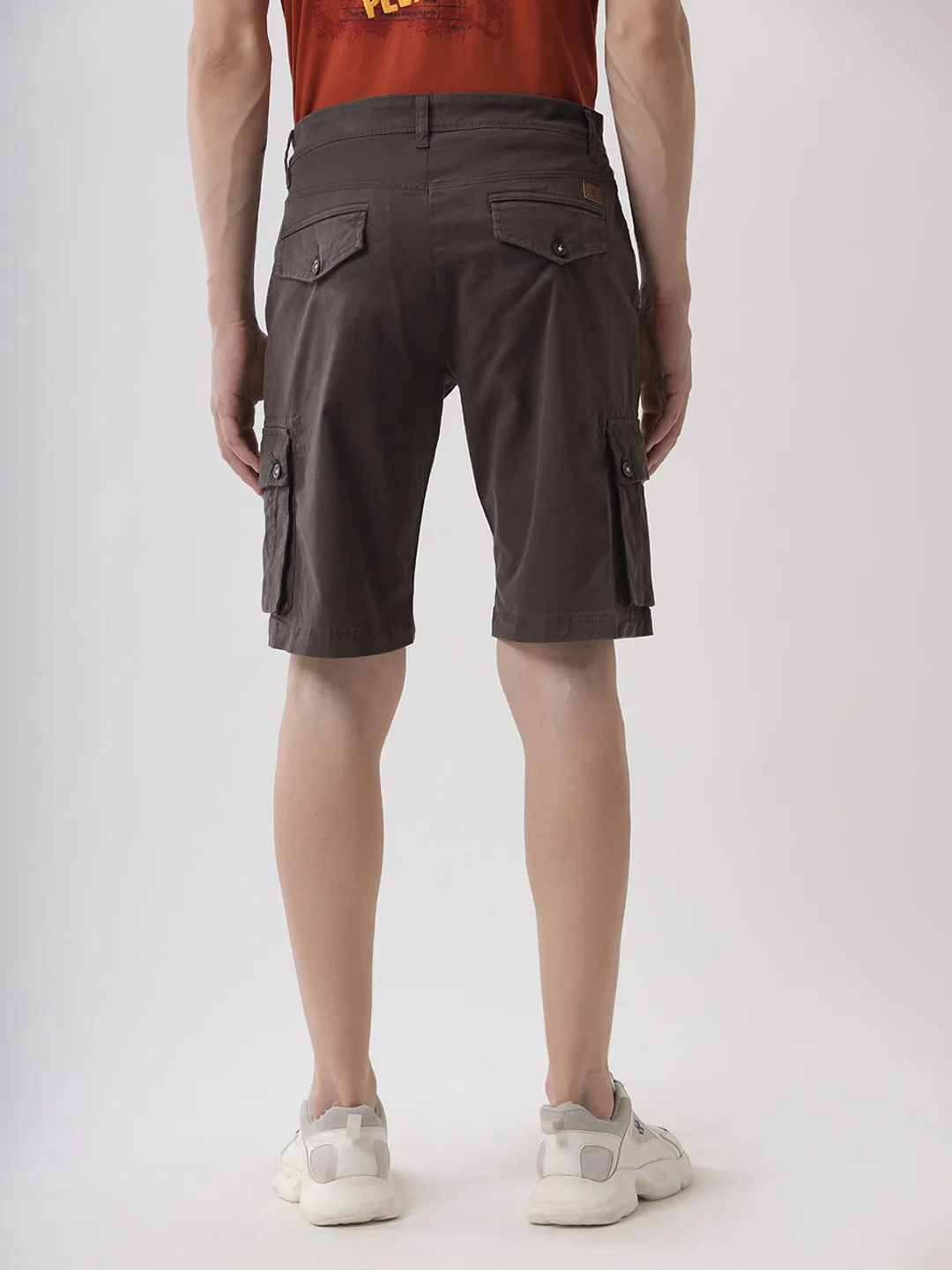 Classic Grey Denim Shorts sold by Wrogn product image thumbnail 3