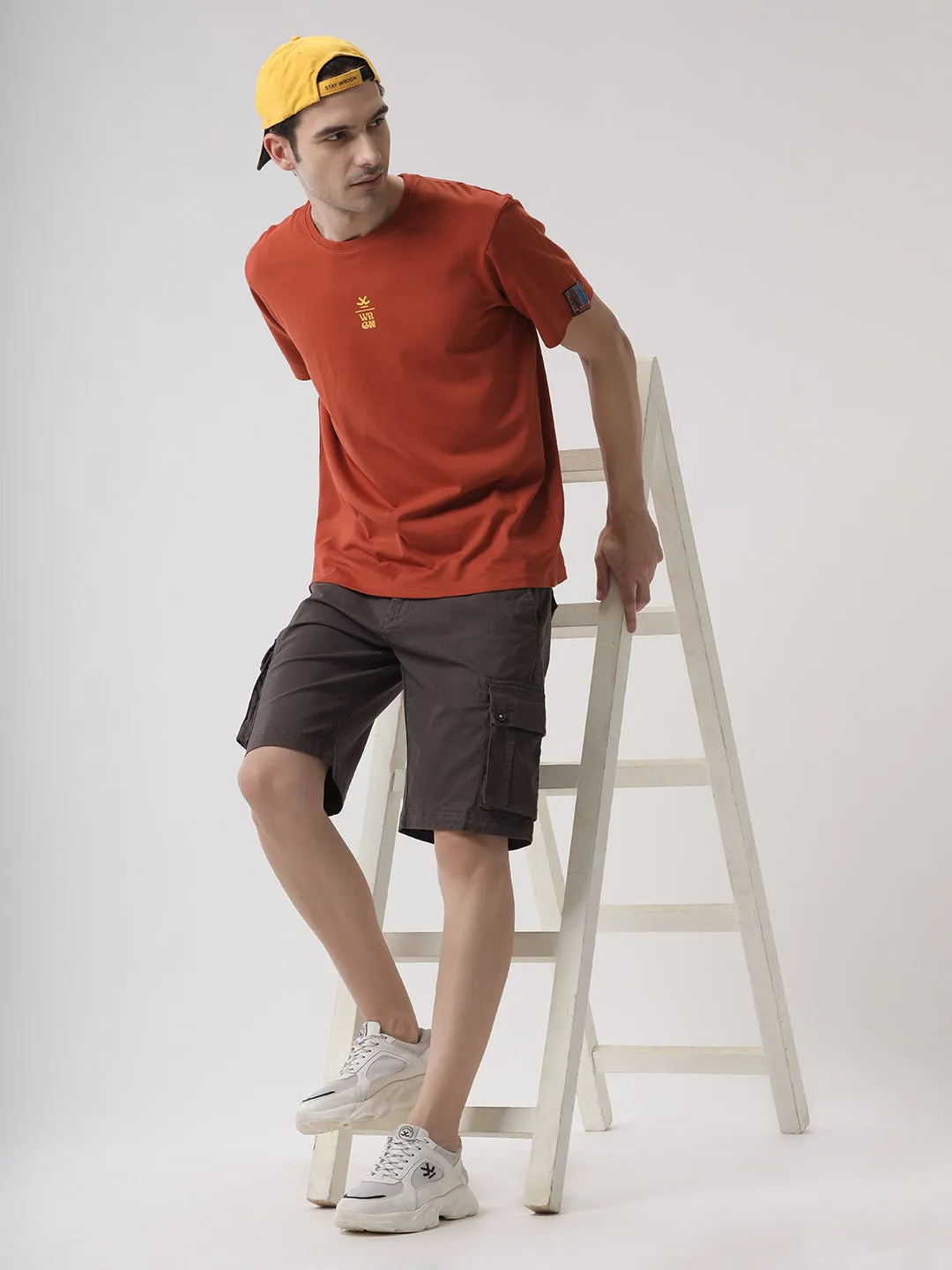 Classic Grey Denim Shorts sold by Wrogn product image thumbnail 2