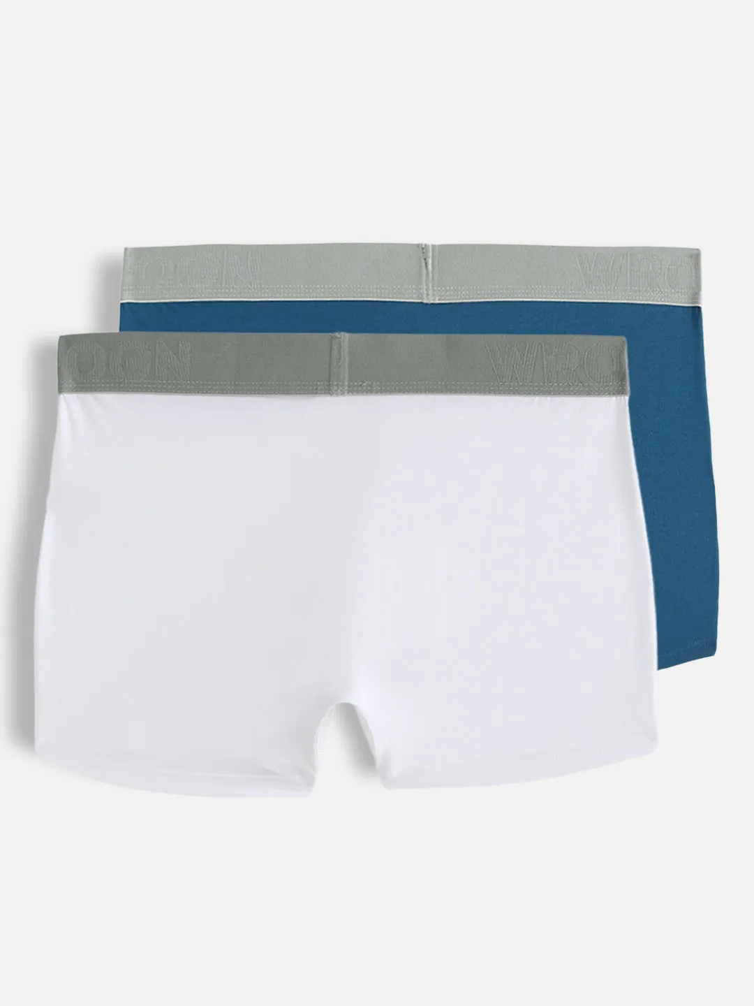 Soft Cotton Solid 2-Pack Trunks sold by Wrogn product image thumbnail 2
