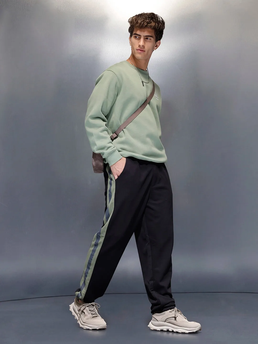 Sport Edge Sideband Joggers | Black sold by Wrogn product image thumbnail 2