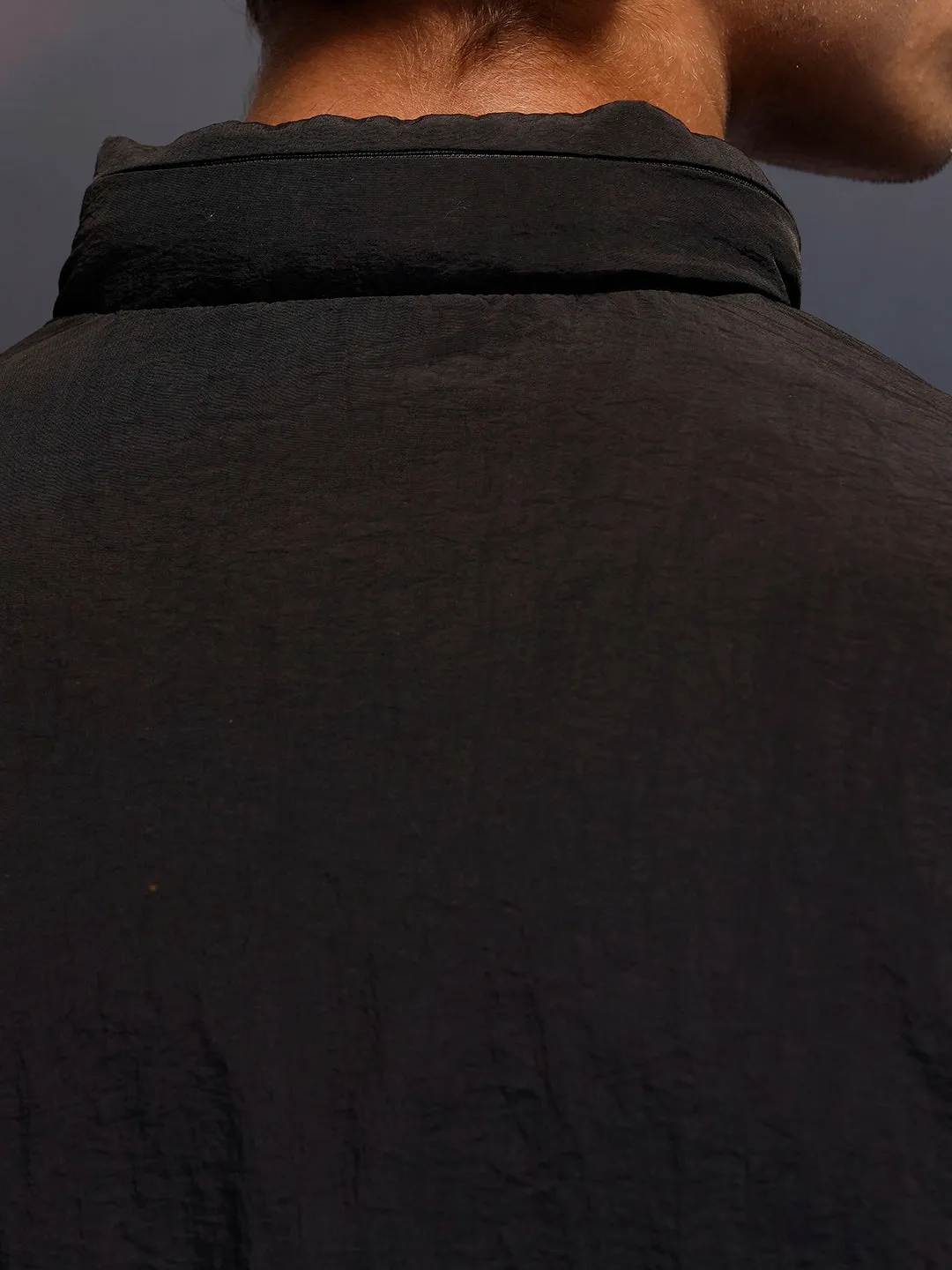 HighNeck Utility Jacket | Black sold by Wrogn product image thumbnail 5