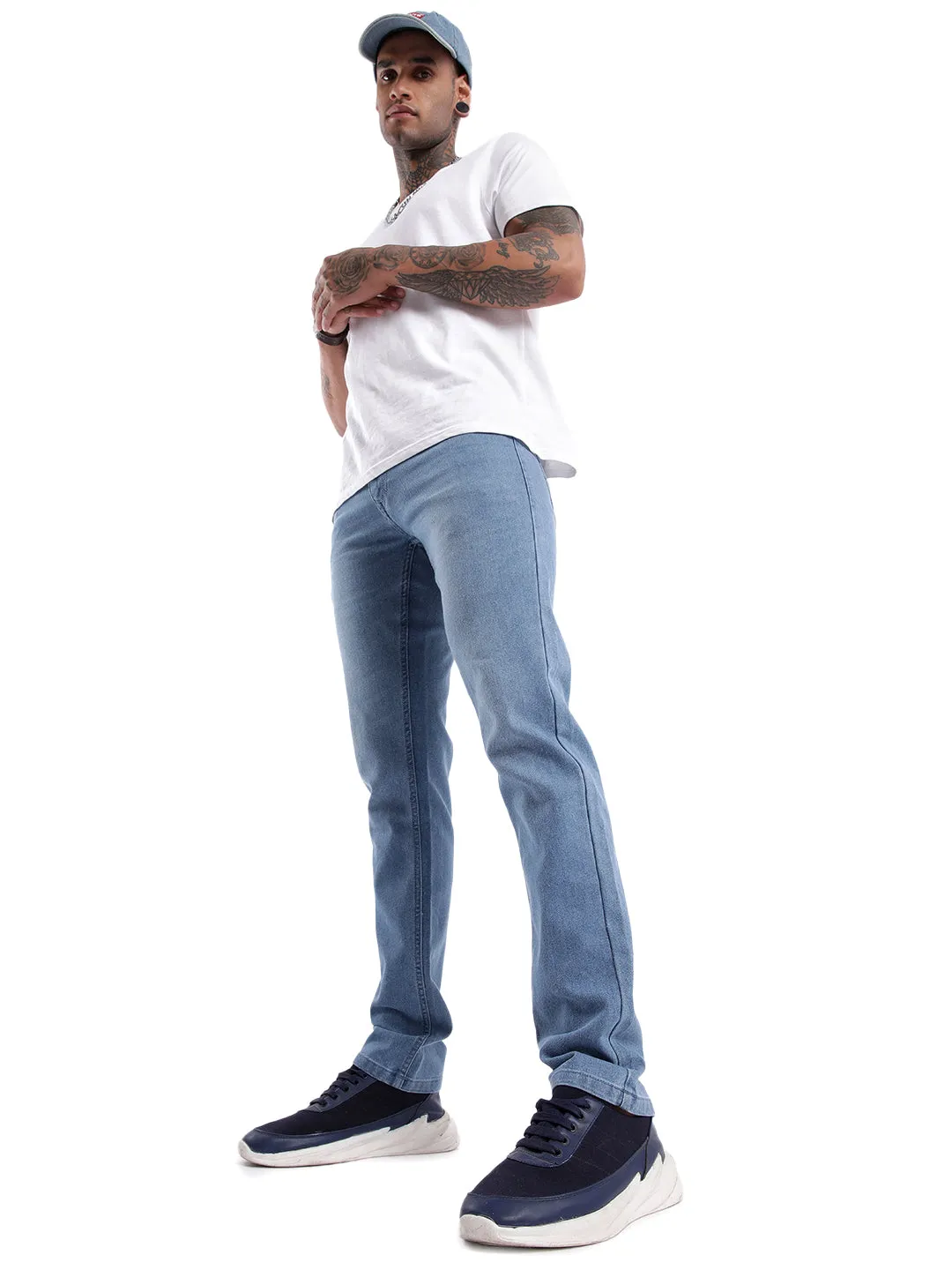 Superstone Light Washed Denim Jeans sold by Wrogn product image thumbnail 2