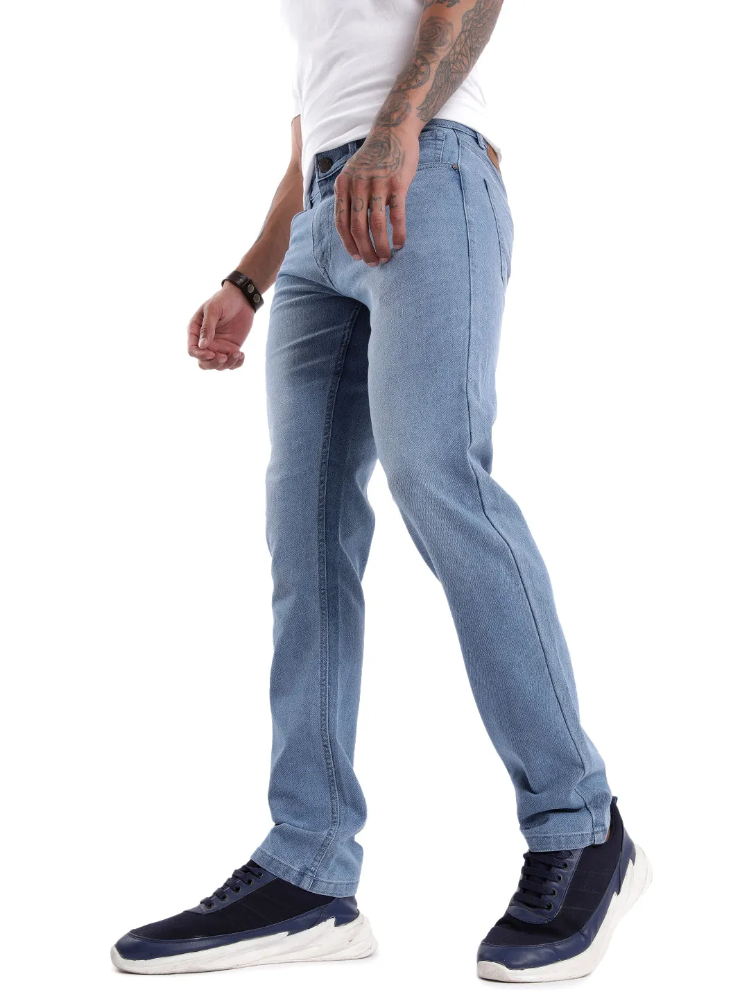 Superstone Light Washed Denim Jeans sold by Wrogn product image thumbnail 4