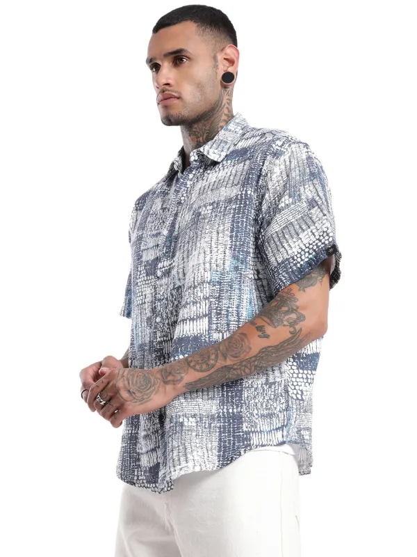 Elite AOP Comfort Fitted Shirt sold by Wrogn