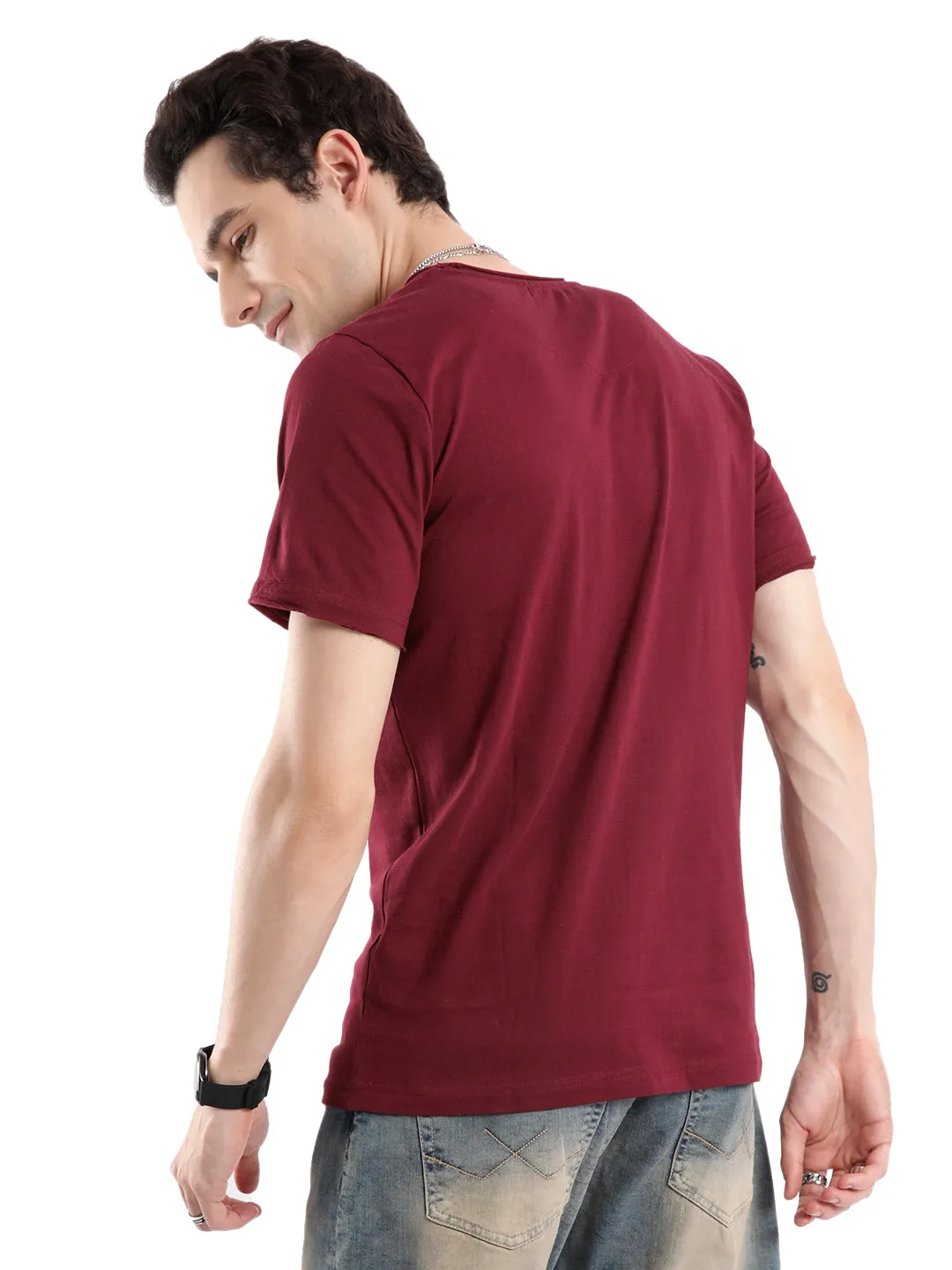 Wrogn Squad Chest Printed T-Shirt sold by Wrogn product image thumbnail 3