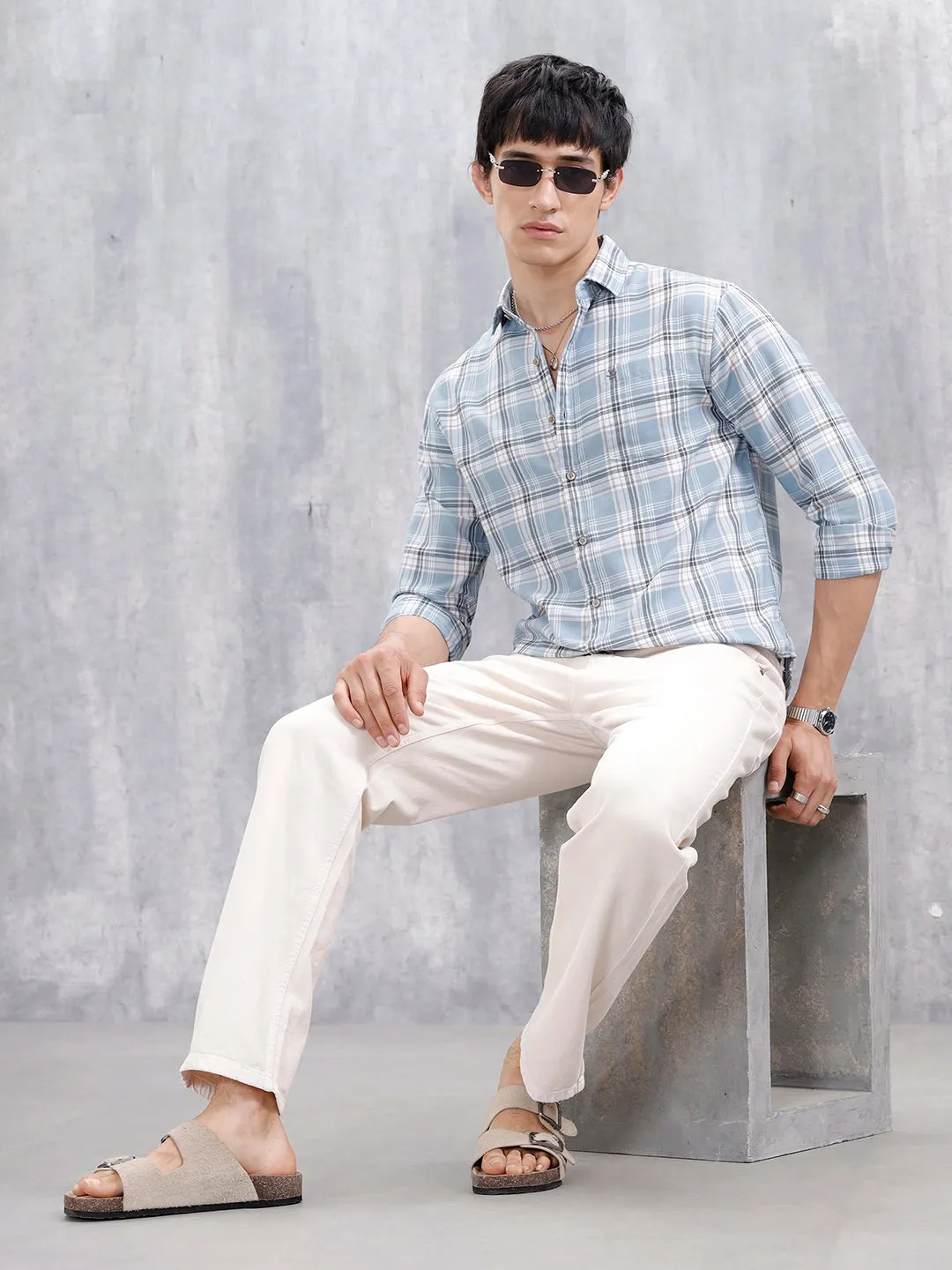 Men's Casual Anti Fit Jeans | Beige sold by Wrogn product image thumbnail 2