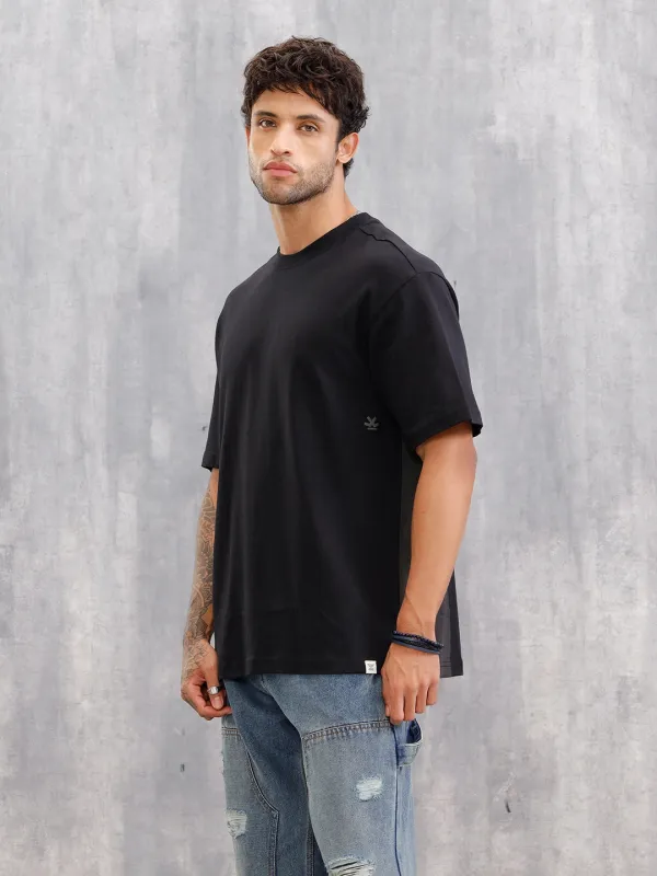 Graphic Printed Tshirt With Back Print | Black sold by Wrogn