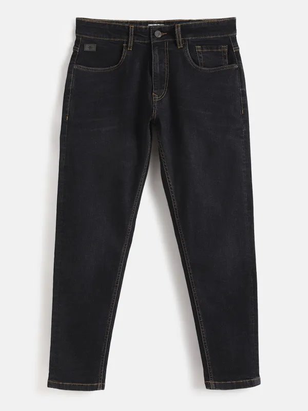 Light Fade Skinny Crop Jeans | Dark Grey made by Wrogn