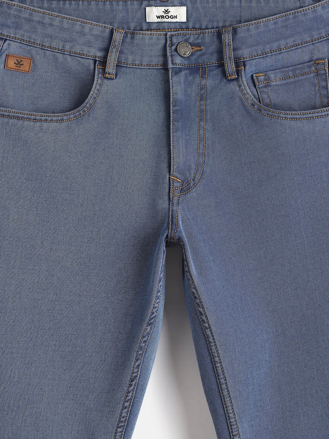 Faded Slim Fit Jeans | Light Blue sold by Wrogn product image thumbnail 3