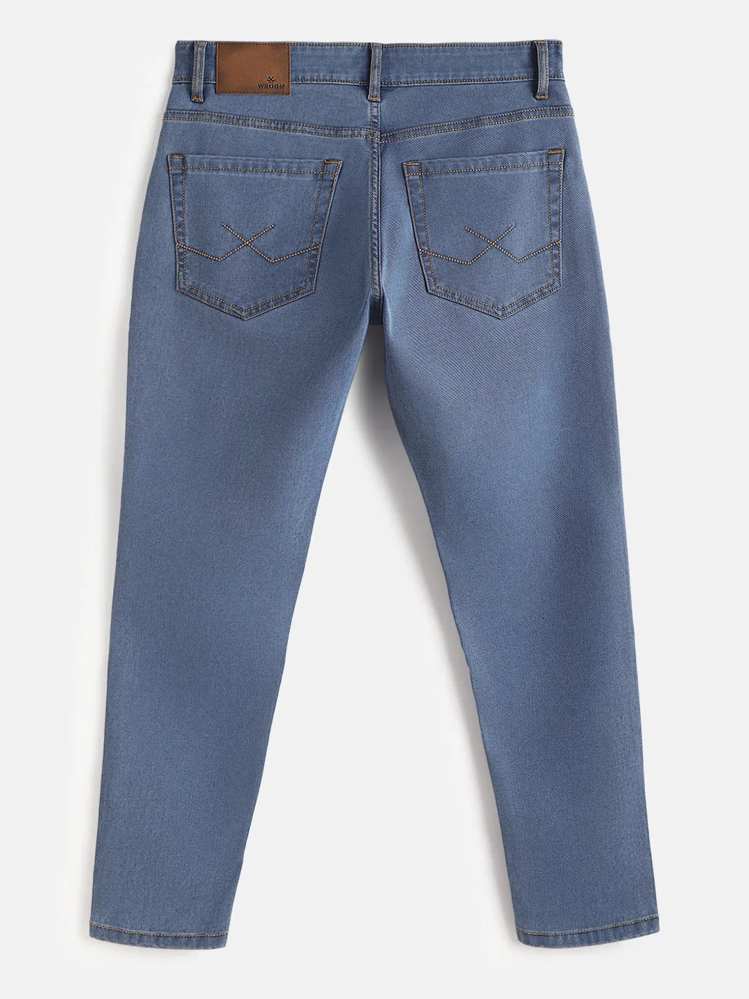 Faded Slim Fit Jeans | Light Blue sold by Wrogn product image thumbnail 4