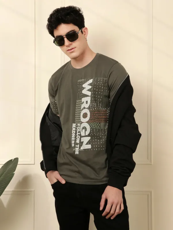 Follow the Madness Printed T-Shirt sold by Wrogn