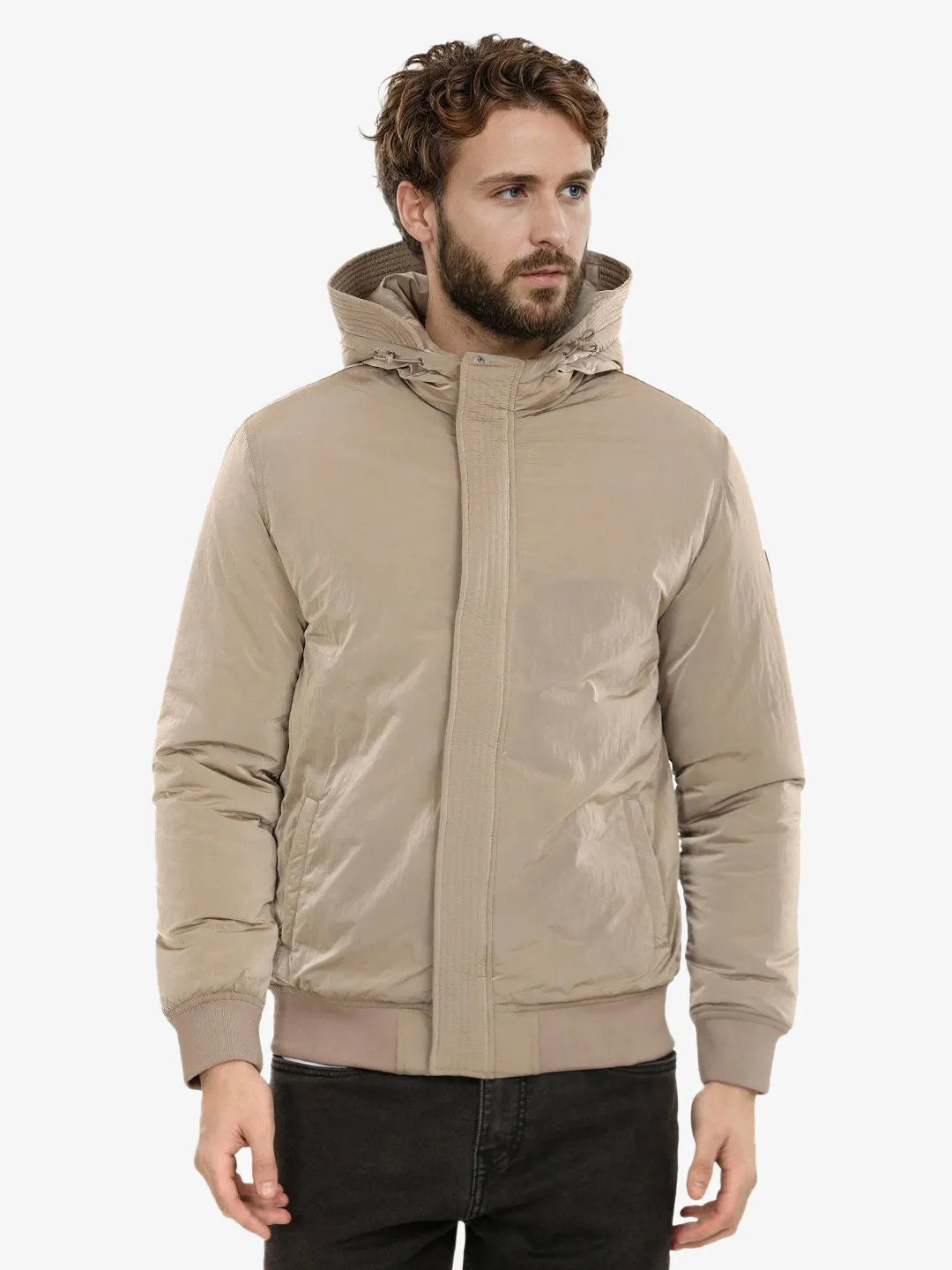 Sandstorm Hooded Puffer Jacket sold by Wrogn product image thumbnail 2
