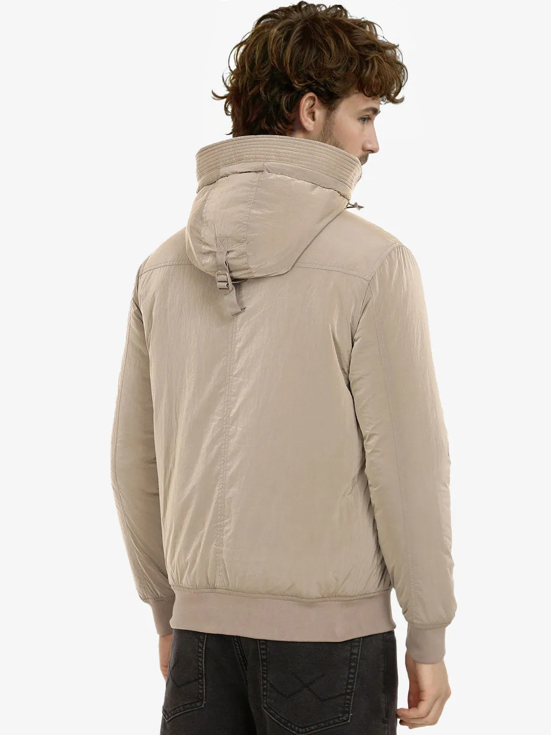 Sandstorm Hooded Puffer Jacket sold by Wrogn product image thumbnail 4