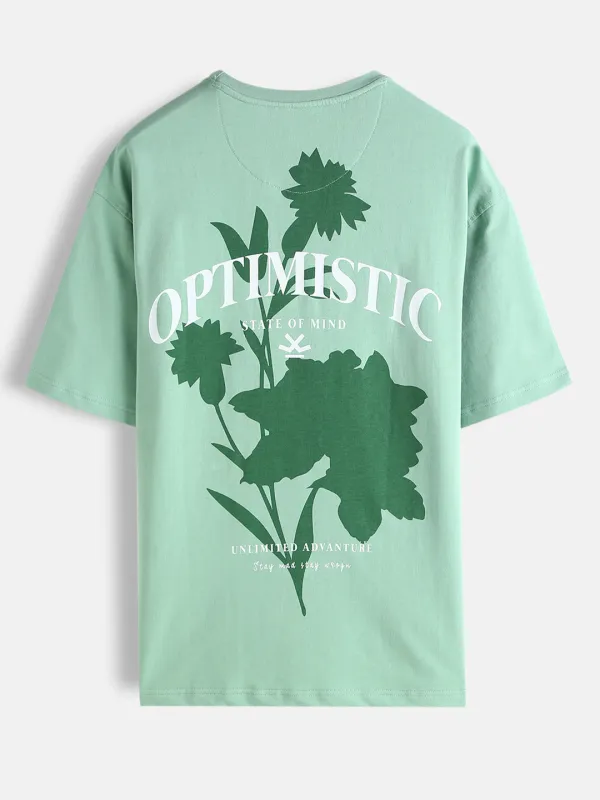 Casual Oversized T-Shirt | Green sold by Wrogn