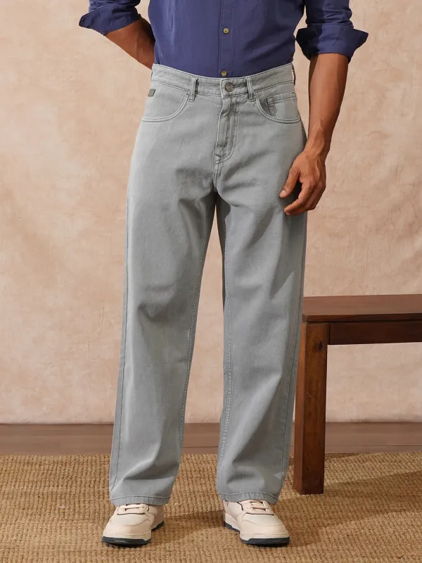 Casual Anti Fit Jeans | Grey sold by Wrogn