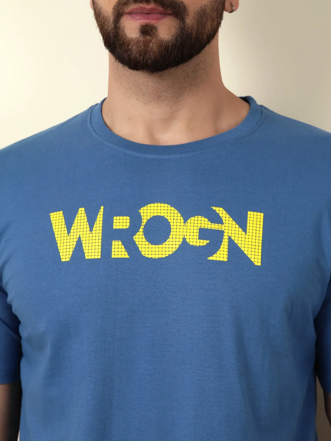 Wrogn Chest Print T-Shirt sold by Wrogn