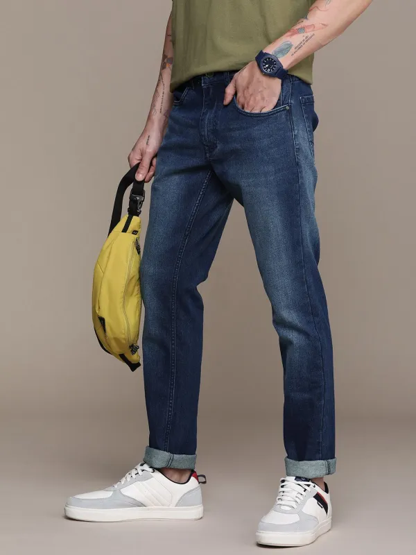 Striking Slim Fit Light Fade Jeans sold by Wrogn