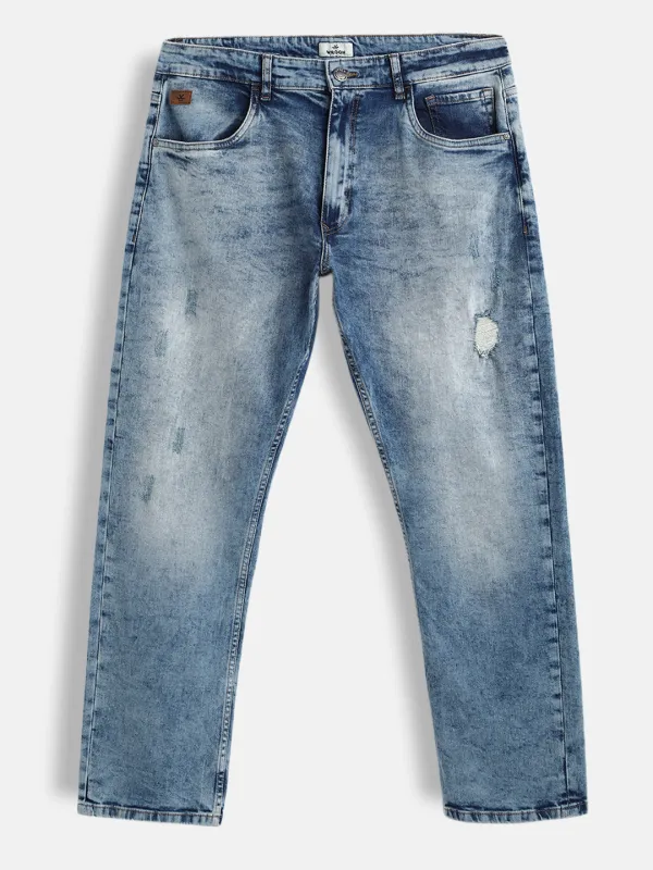 Vintage Washed Anti Fit Jeans | Blue sold by Wrogn