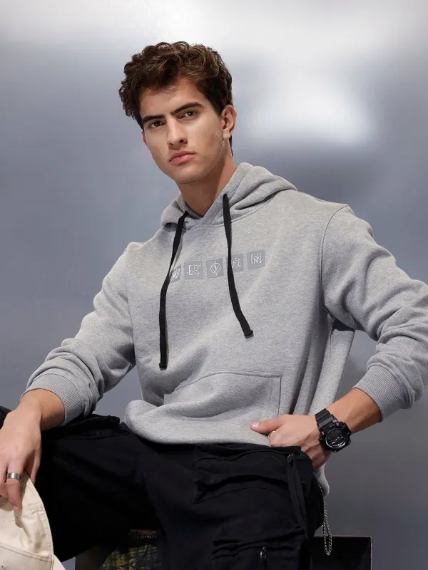Men's Oversized Fit Hoodie   |  Grey sold by Wrogn
