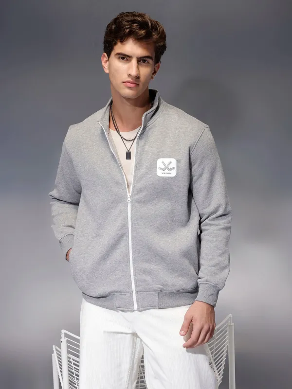 Men's Comfort Fit Sweatshirt | Grey made by Wrogn