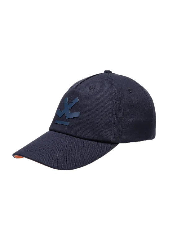 Navy Canvas Baseball Cap sold by Wrogn